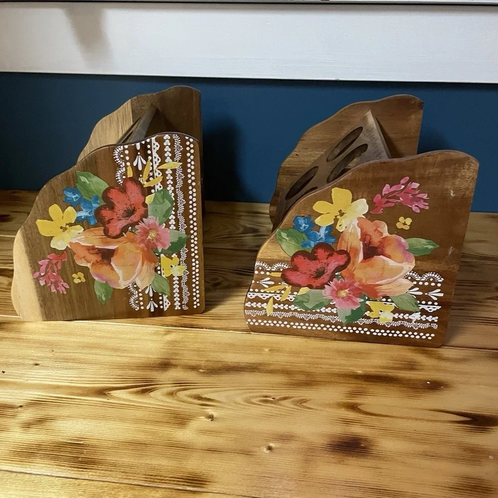 The Pioneer Woman Wildflower Whimsy Six Jar Spice Racks Set Of 2